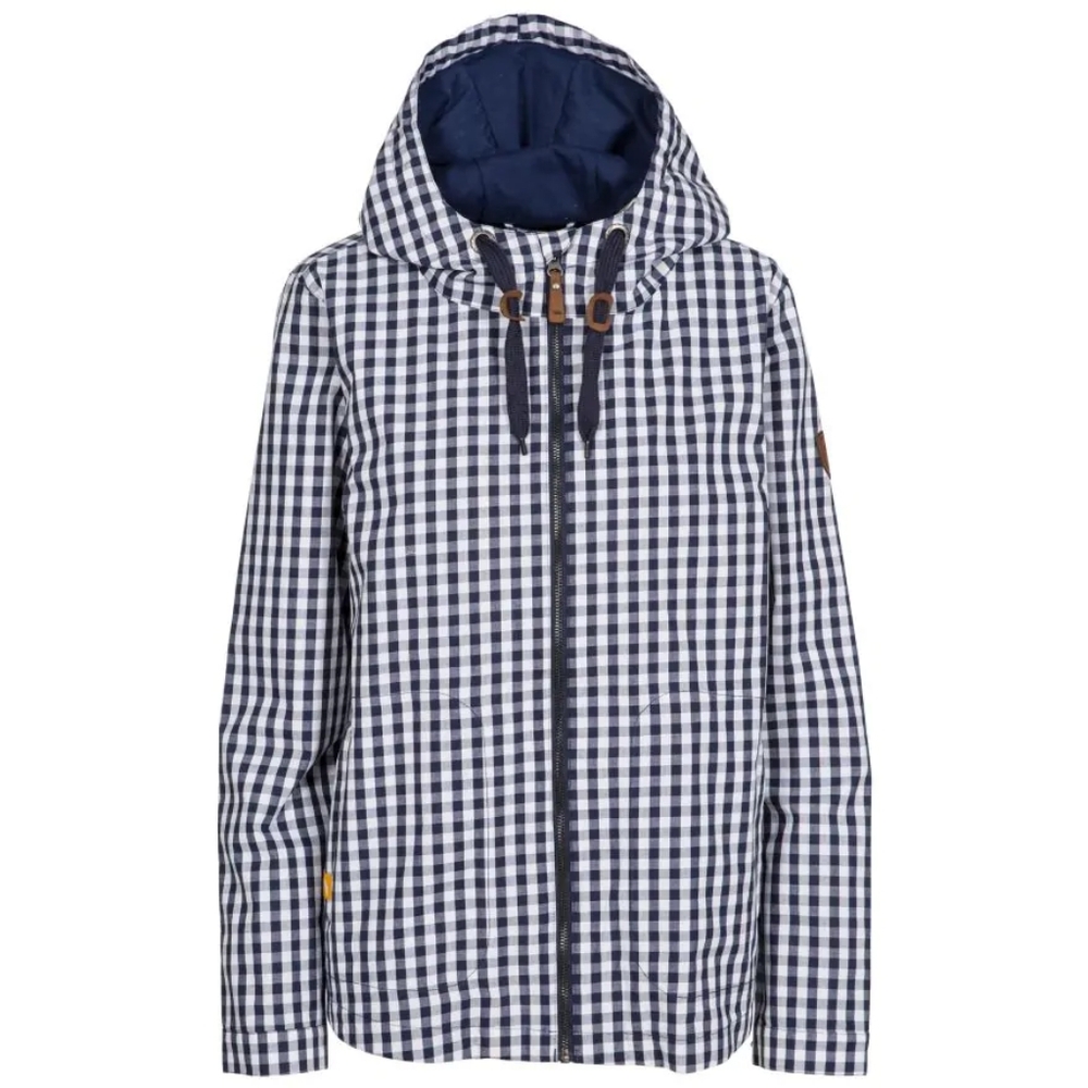 Trespass Dignity Womens Rain Jacket Gingham